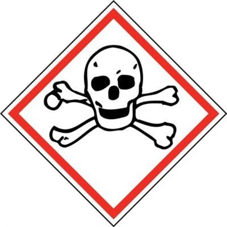 NMC Toxic Ghs Label, Pk5, Width: 2" GHS205AP